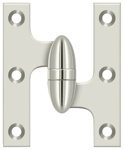 Deltana OK3025B-R 3" x 2-1/2" Right Hand Olive Knuckle Hinge with Ball Bearing.