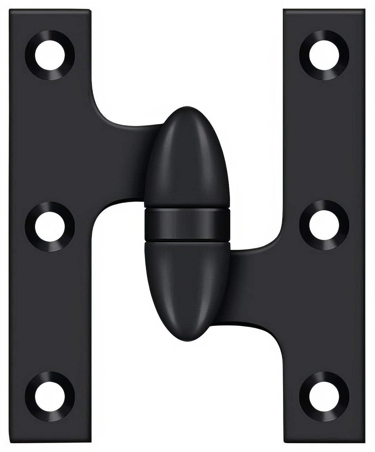 Deltana OK3025B-R 3" x 2-1/2" Right Hand Olive Knuckle Hinge with Ball Bearing.