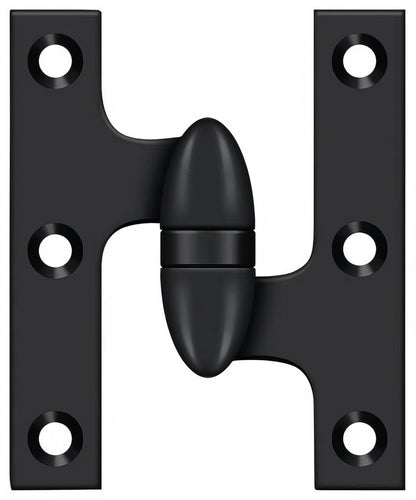 Deltana OK3025B-R 3" x 2-1/2" Right Hand Olive Knuckle Hinge with Ball Bearing.