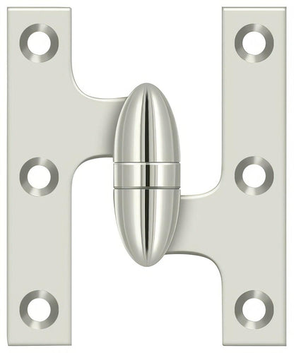 Deltana OK5032B-R 5" x 3-1/4" Right Hand Olive Knuckle Hinge with Ball Bearing