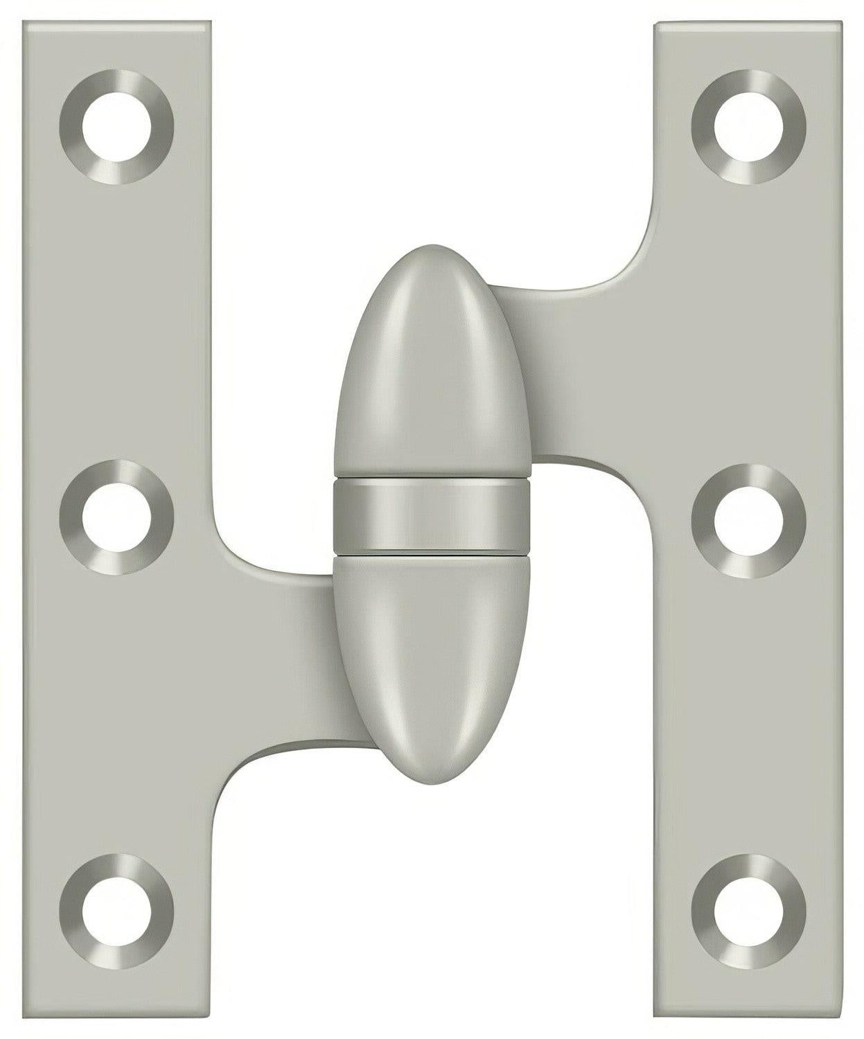 Deltana OK5032B-L 5" x 3-1/4" Left Hand Olive Knuckle Hinge with Ball Bearing
