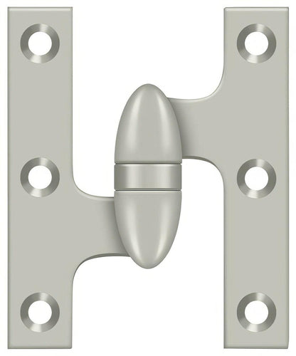 Deltana OK5032B-L 5" x 3-1/4" Left Hand Olive Knuckle Hinge with Ball Bearing