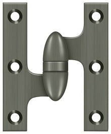 Deltana OK5032B-L 5" x 3-1/4" Left Hand Olive Knuckle Hinge with Ball Bearing.