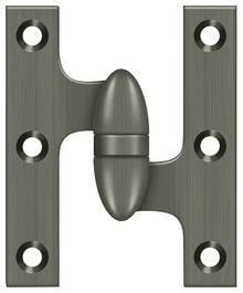Deltana OK5032B-R 5" x 3-1/4" Right Hand Olive Knuckle Hinge with Ball Bearing