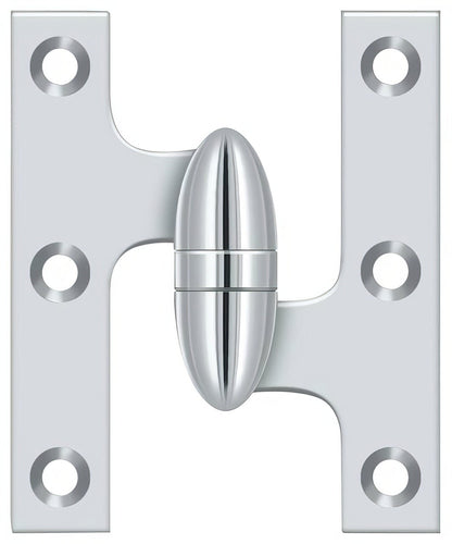 Deltana OK5032B-R 5" x 3-1/4" Right Hand Olive Knuckle Hinge with Ball Bearing.