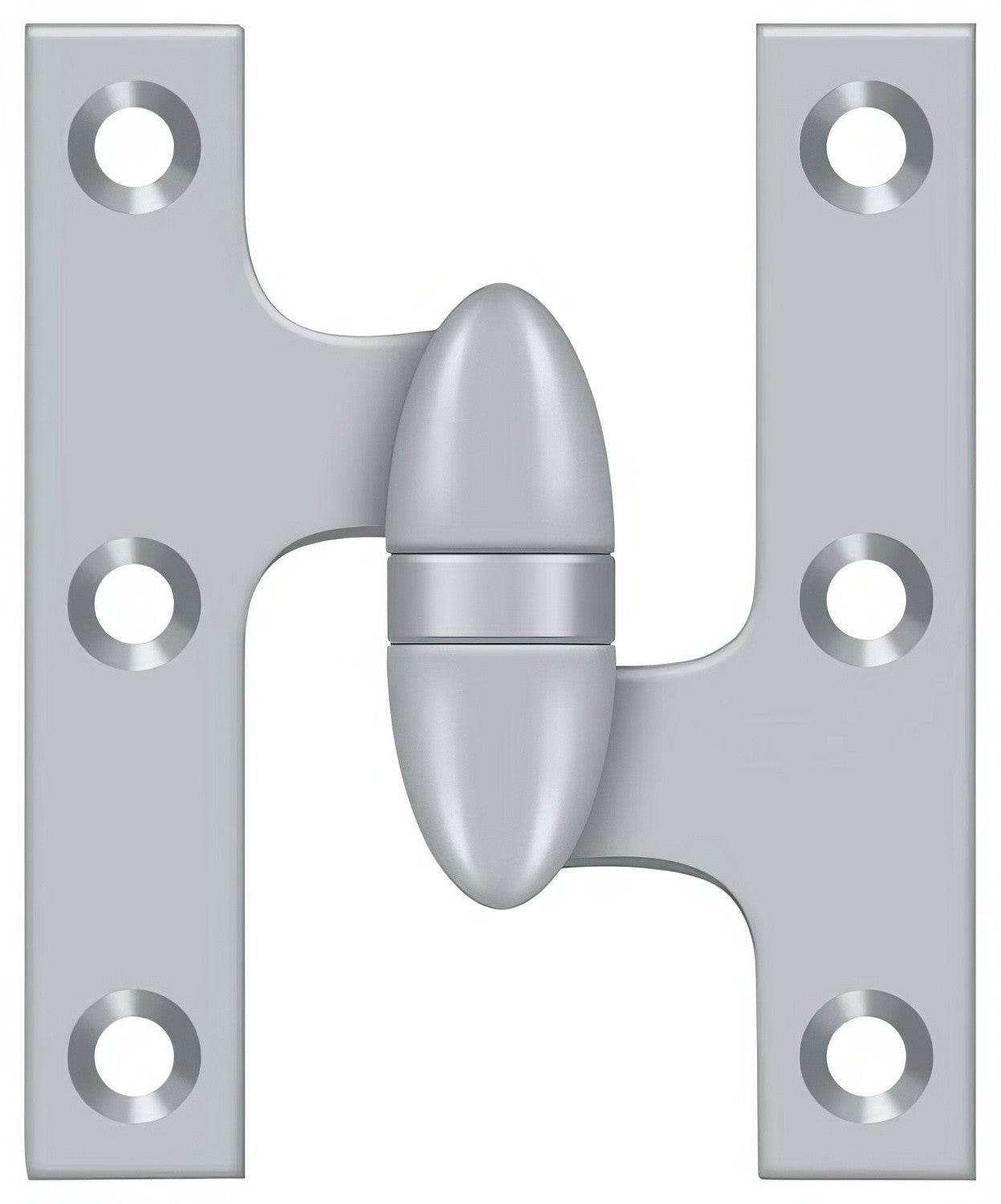 Deltana OK5032B-R 5" x 3-1/4" Right Hand Olive Knuckle Hinge with Ball Bearing.