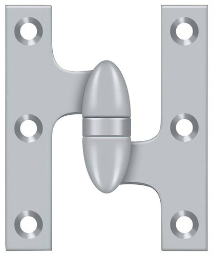 Deltana OK5032B-R 5" x 3-1/4" Right Hand Olive Knuckle Hinge with Ball Bearing.