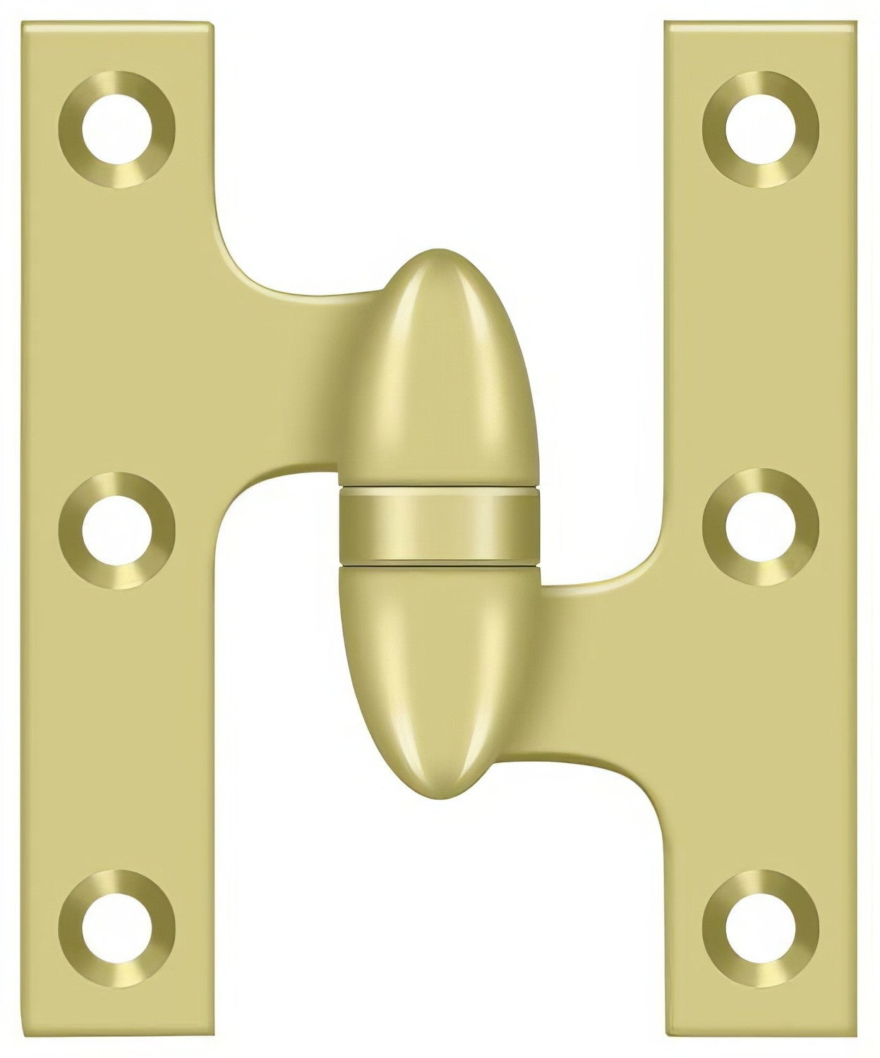 Deltana OK5032B-R 5" x 3-1/4" Right Hand Olive Knuckle Hinge with Ball Bearing.