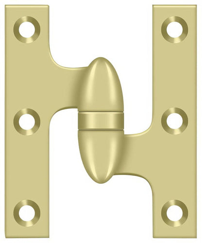 Deltana OK5032B-R 5" x 3-1/4" Right Hand Olive Knuckle Hinge with Ball Bearing