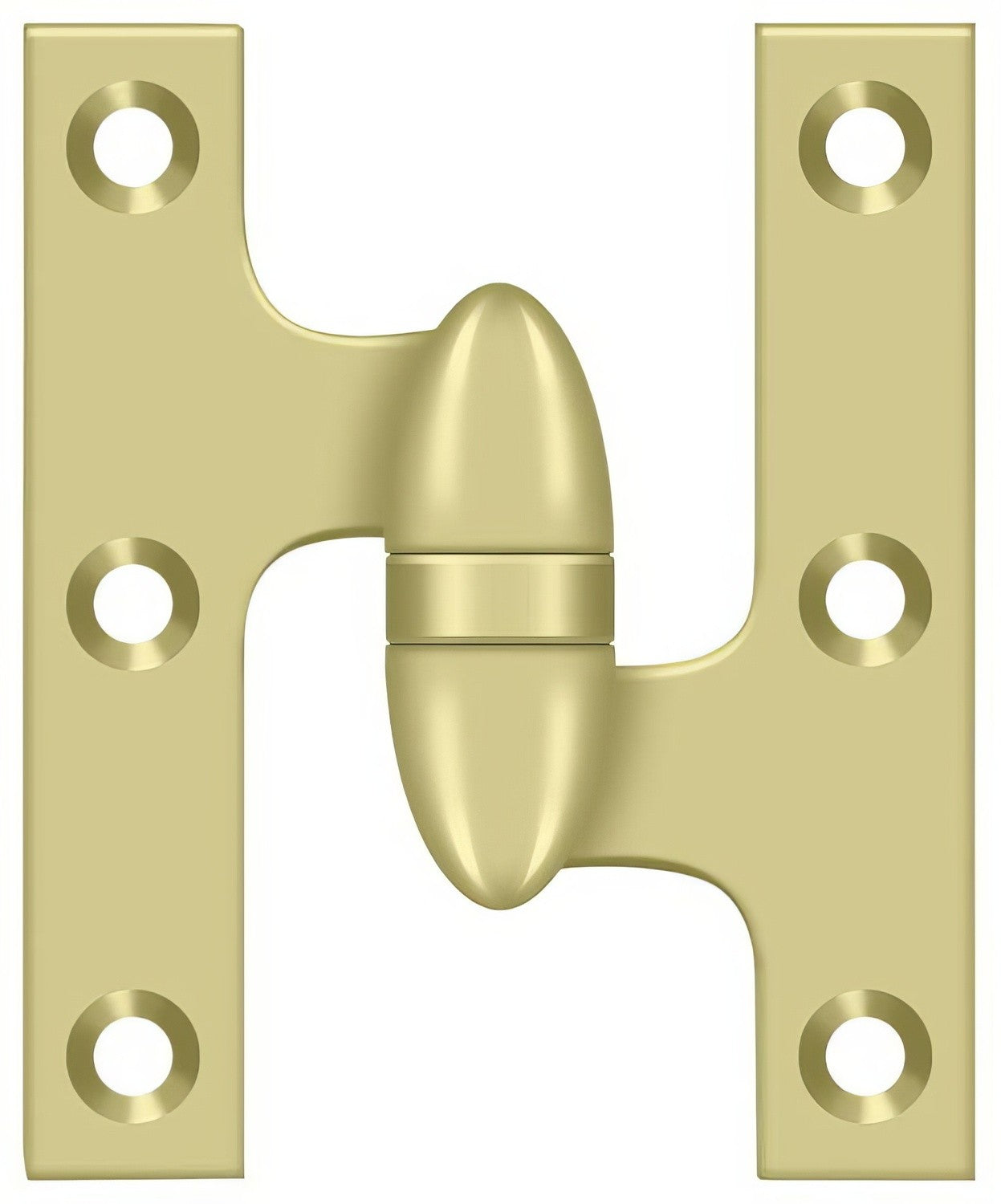 Deltana OK5032B-R 5" x 3-1/4" Right Hand Olive Knuckle Hinge with Ball Bearing.