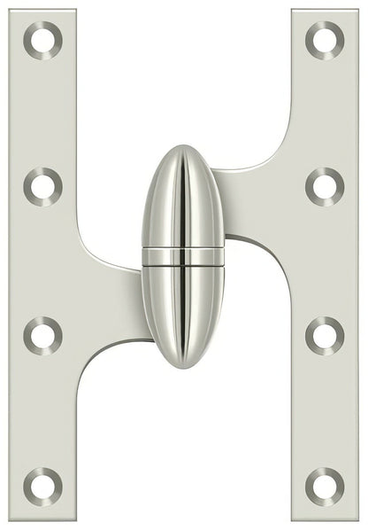 Deltana OK6040B-L 6" x 4" Left Hand Olive Knuckle Hinge with Ball Bearing.