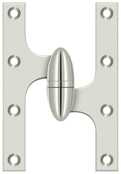 Deltana OK6040B-R 6" x 4" Right Hand Olive Knuckle Hinge with Ball Bearing