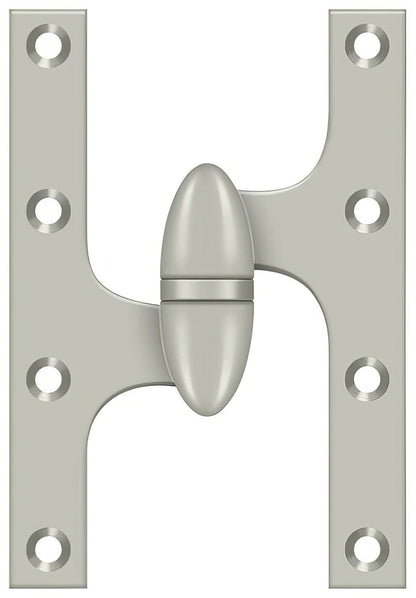 Deltana OK6040B-L 6" x 4" Left Hand Olive Knuckle Hinge with Ball Bearing.