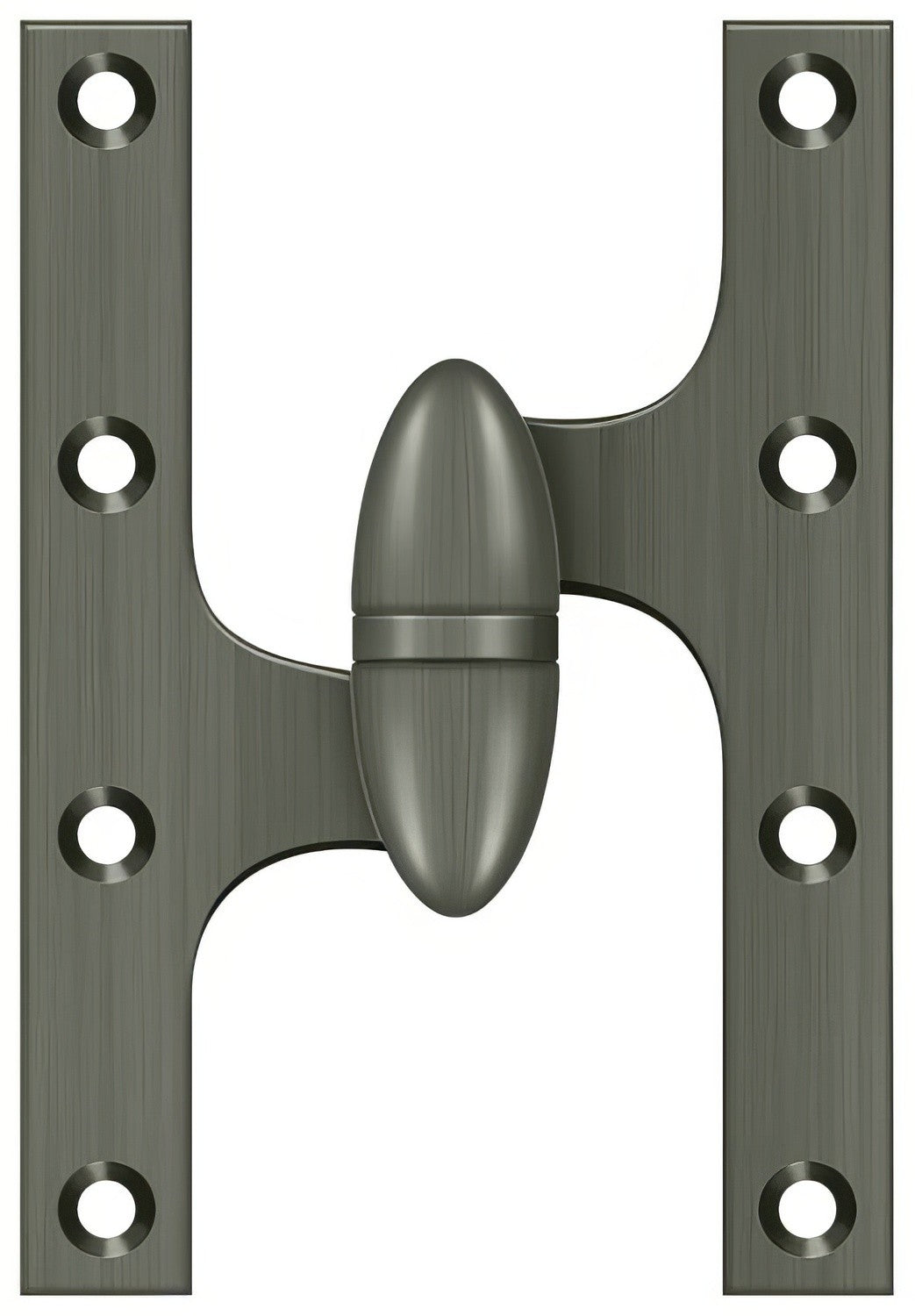 Deltana OK6040B-L 6" x 4" Left Hand Olive Knuckle Hinge with Ball Bearing.
