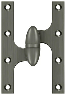 Deltana OK6040B-L 6" x 4" Left Hand Olive Knuckle Hinge with Ball Bearing