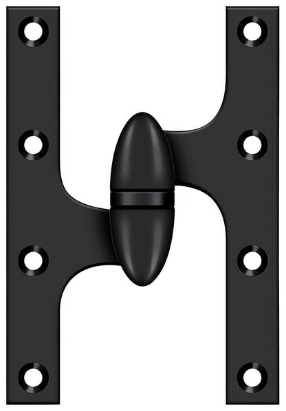 Deltana OK6040B-L 6" x 4" Left Hand Olive Knuckle Hinge with Ball Bearing