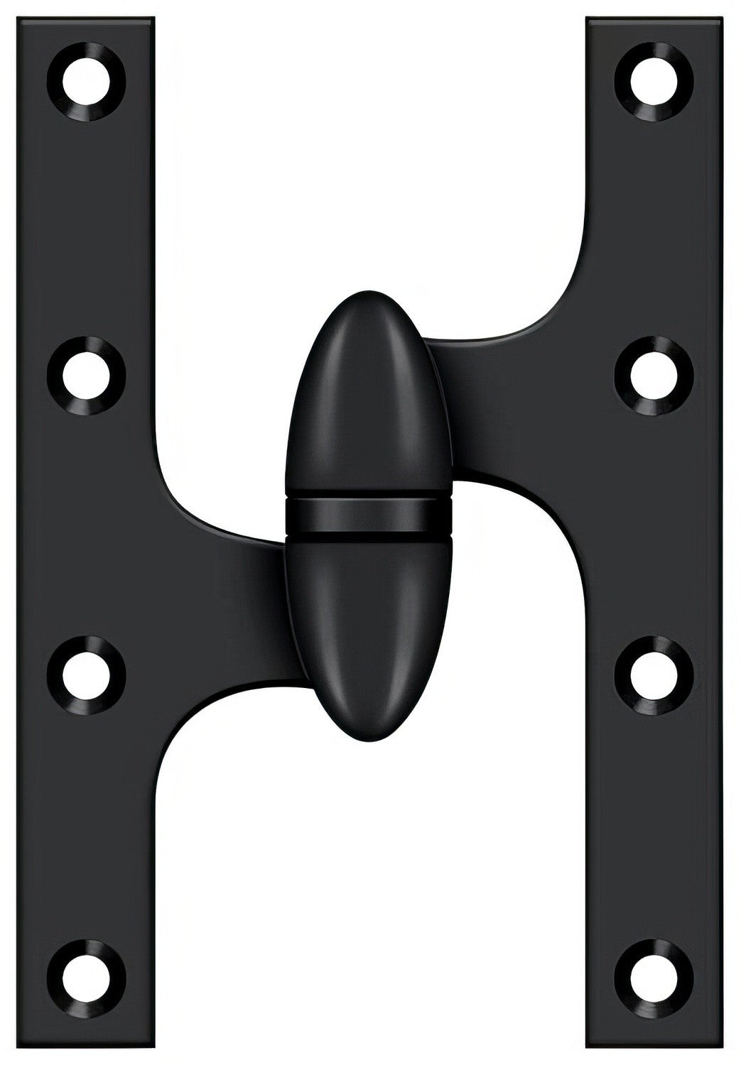 Deltana OK6040B-L 6" x 4" Left Hand Olive Knuckle Hinge with Ball Bearing.