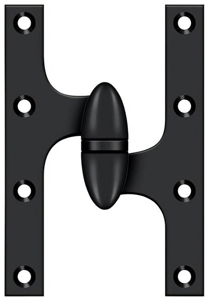 Deltana OK6040B-R 6" x 4" Right Hand Olive Knuckle Hinge with Ball Bearing