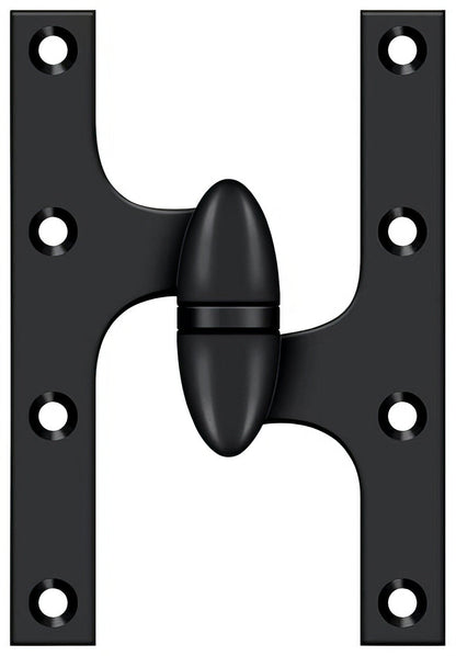Deltana OK6040B-R 6" x 4" Right Hand Olive Knuckle Hinge with Ball Bearing.