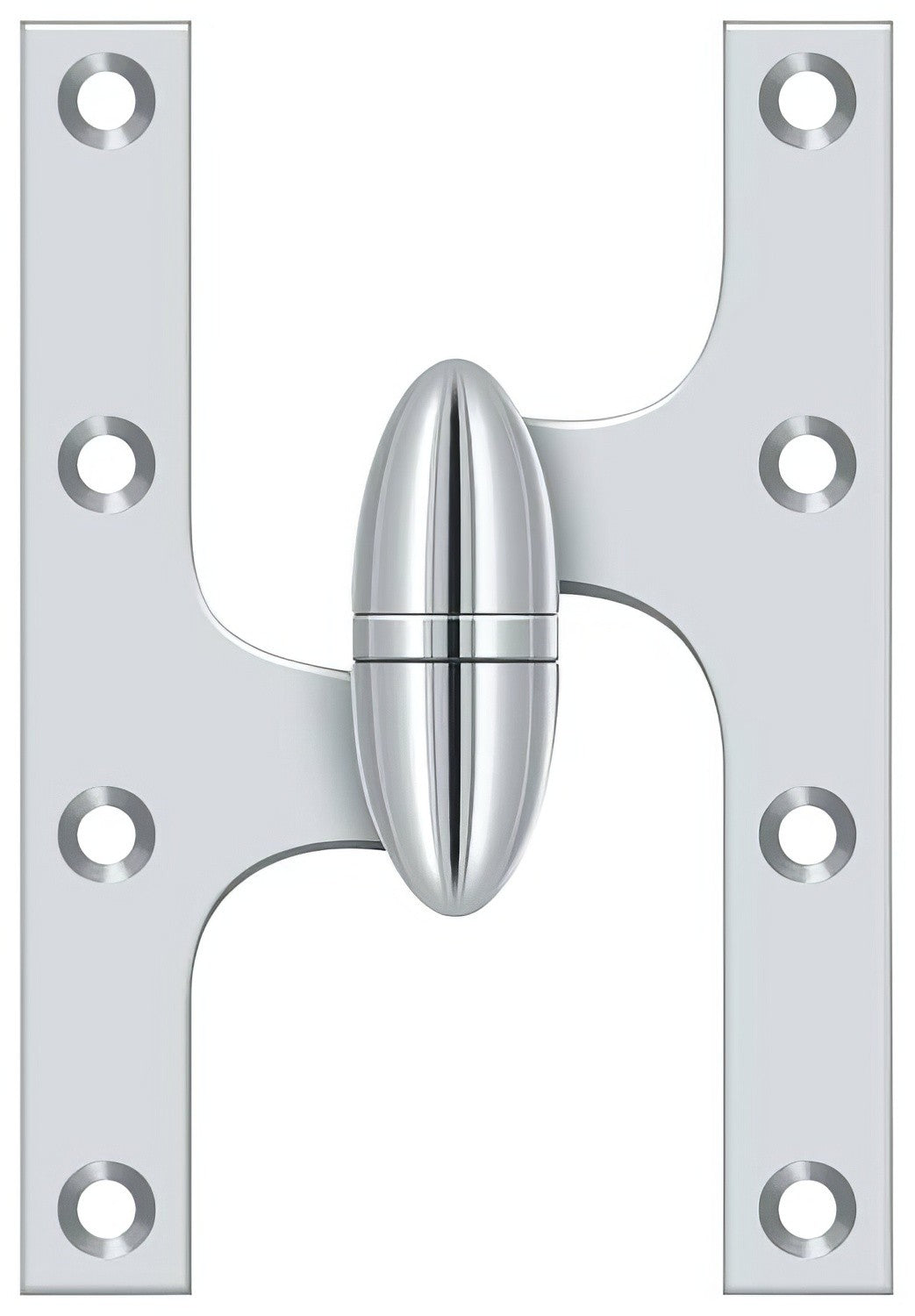 Deltana OK6040B-L 6" x 4" Left Hand Olive Knuckle Hinge with Ball Bearing.