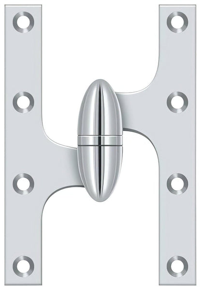 Deltana OK6040B-L 6" x 4" Left Hand Olive Knuckle Hinge with Ball Bearing