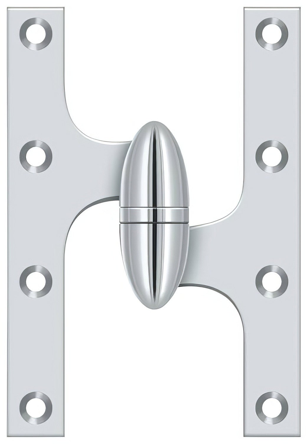 Deltana OK6040B-R 6" x 4" Right Hand Olive Knuckle Hinge with Ball Bearing.