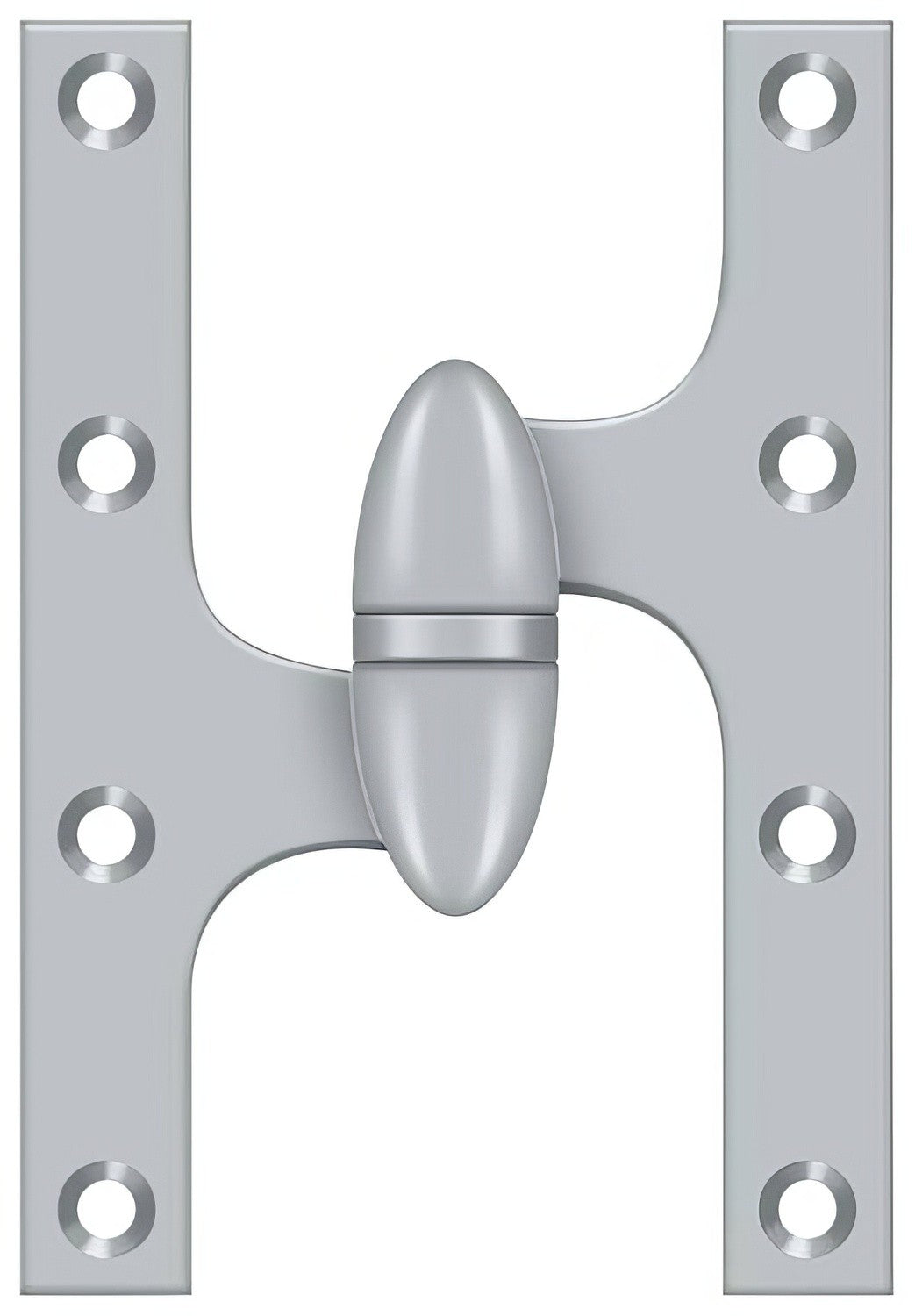 Deltana OK6040B-L 6" x 4" Left Hand Olive Knuckle Hinge with Ball Bearing.