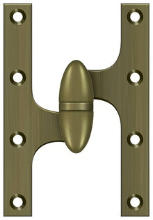 Deltana OK6040B-L 6" x 4" Left Hand Olive Knuckle Hinge with Ball Bearing.