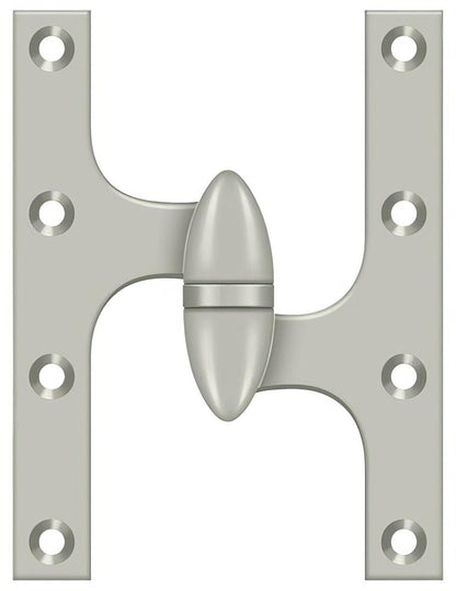 Deltana OK6045B-R 6" x 4-1/2" Right Hand Olive Knuckle Hinge with Ball Bearing