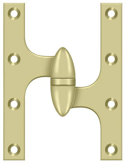 Deltana OK6045B-R 6" x 4-1/2" Right Hand Olive Knuckle Hinge with Ball Bearing