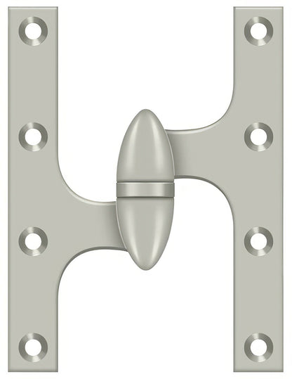 Deltana OK6050B-L 6" x 5" Left Hand Olive Knuckle Hinge with Ball Bearing.