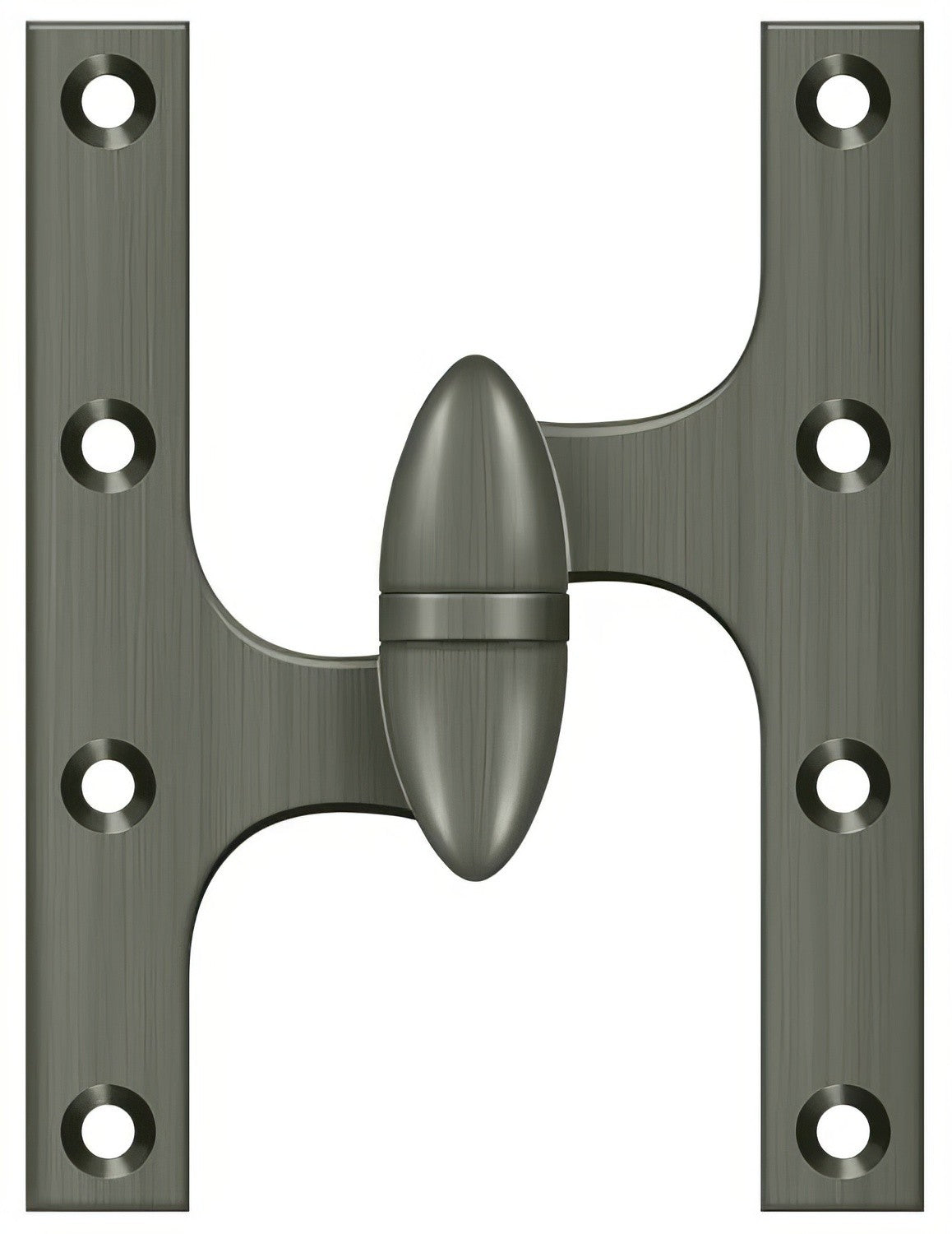 Deltana OK6050B-L 6" x 5" Left Hand Olive Knuckle Hinge with Ball Bearing.