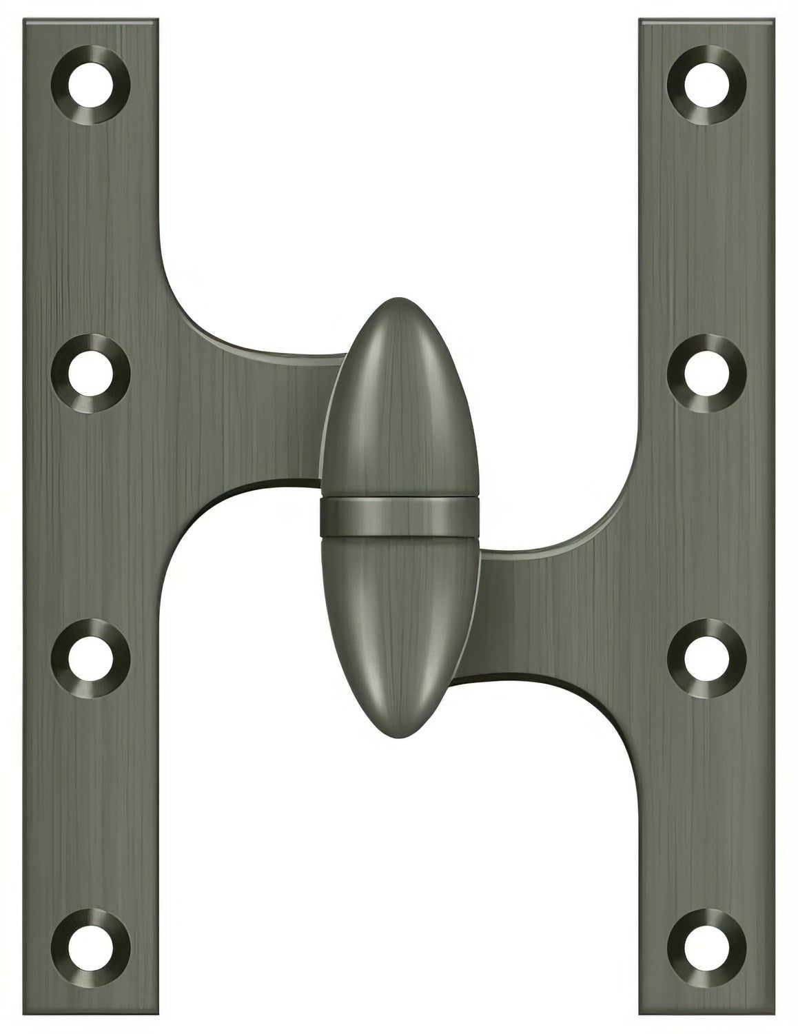 Deltana OK6050B-R 6" x 5" Right Hand Olive Knuckle Hinge with Ball Bearing