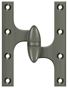 Deltana OK6050B-R 6" x 5" Right Hand Olive Knuckle Hinge with Ball Bearing