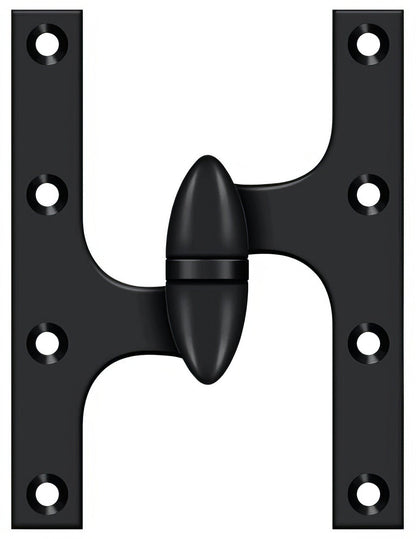 Deltana OK6050B-L 6" x 5" Left Hand Olive Knuckle Hinge with Ball Bearing.