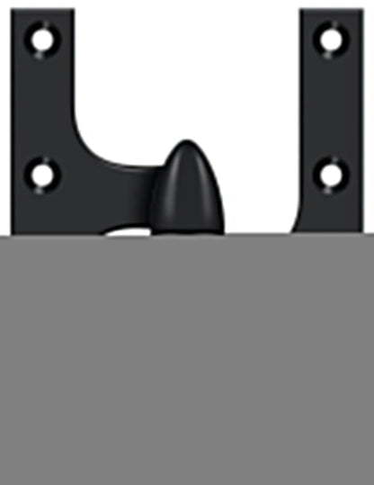 Deltana OK6050B-R 6" x 5" Right Hand Olive Knuckle Hinge with Ball Bearing