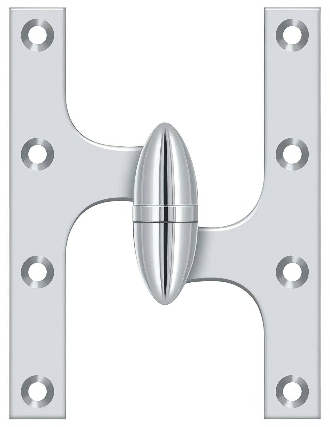 Deltana OK6050B-R 6" x 5" Right Hand Olive Knuckle Hinge with Ball Bearing