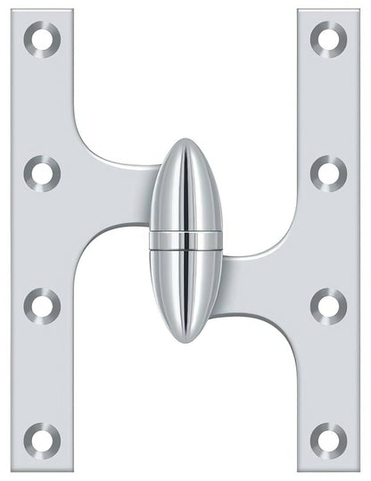 Deltana OK6050B-R 6" x 5" Right Hand Olive Knuckle Hinge with Ball Bearing