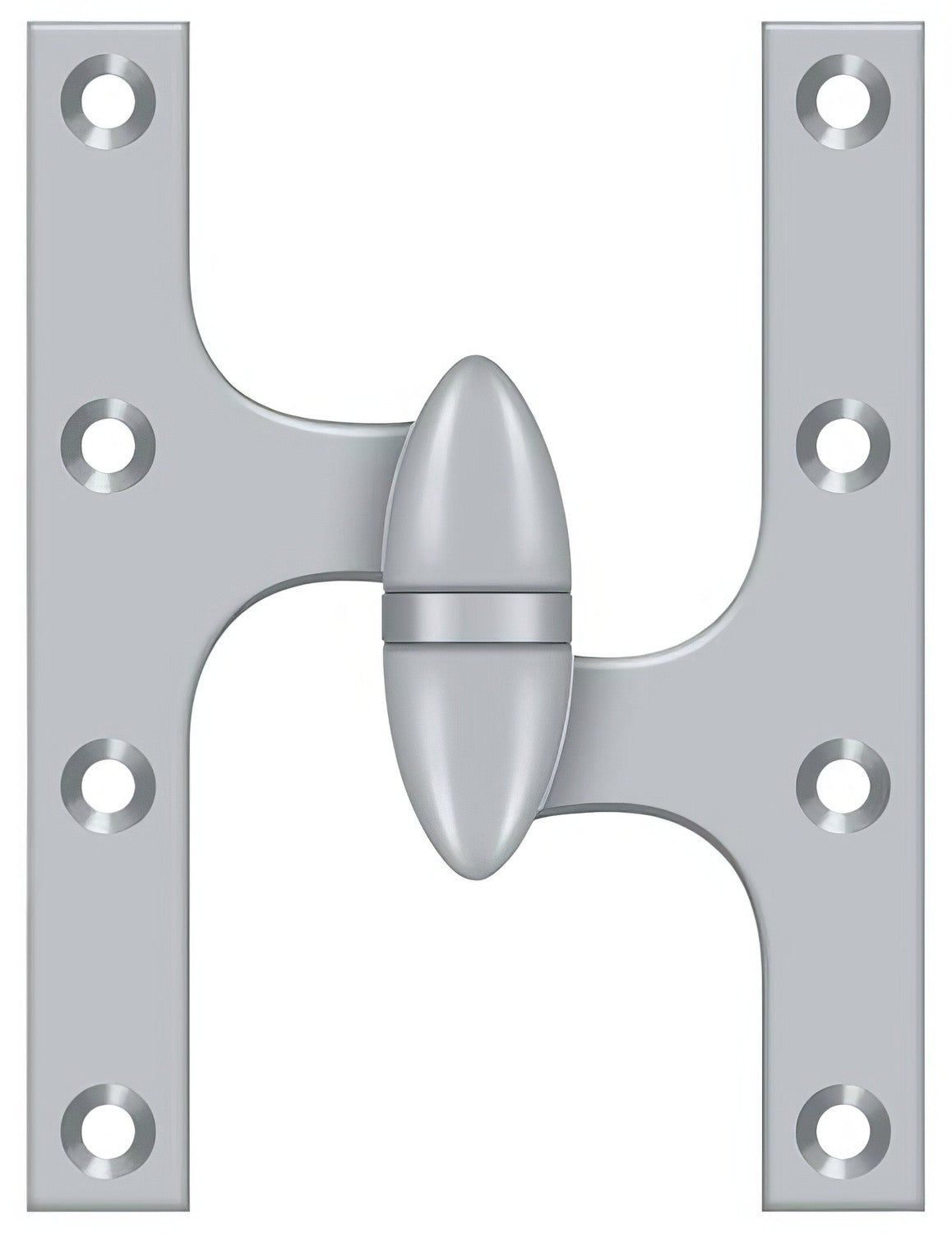 Deltana OK6050B-R 6" x 5" Right Hand Olive Knuckle Hinge with Ball Bearing