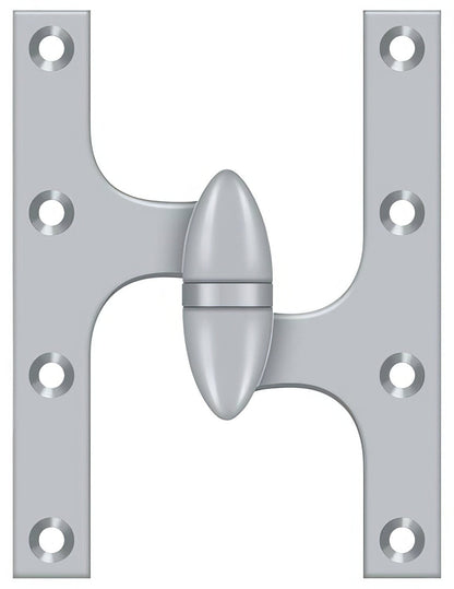 Deltana OK6050B-R 6" x 5" Right Hand Olive Knuckle Hinge with Ball Bearing
