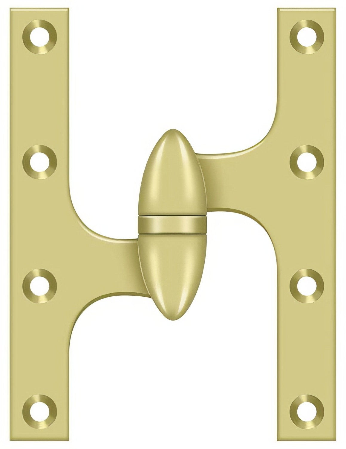 Deltana OK6050B-L 6" x 5" Left Hand Olive Knuckle Hinge with Ball Bearing.