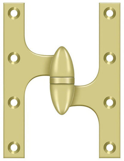 Deltana OK6050B-R 6" x 5" Right Hand Olive Knuckle Hinge with Ball Bearing