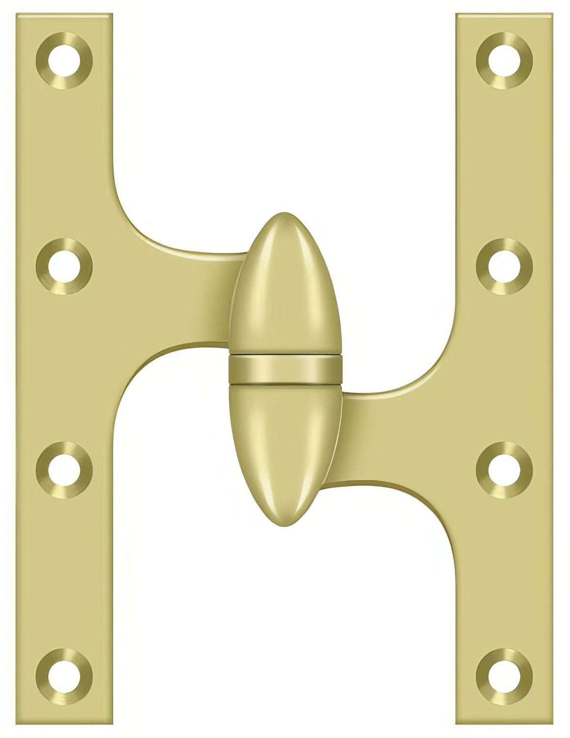 Deltana OK6050B-R 6" x 5" Right Hand Olive Knuckle Hinge with Ball Bearing