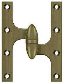 Deltana OK6050B-R 6" x 5" Right Hand Olive Knuckle Hinge with Ball Bearing