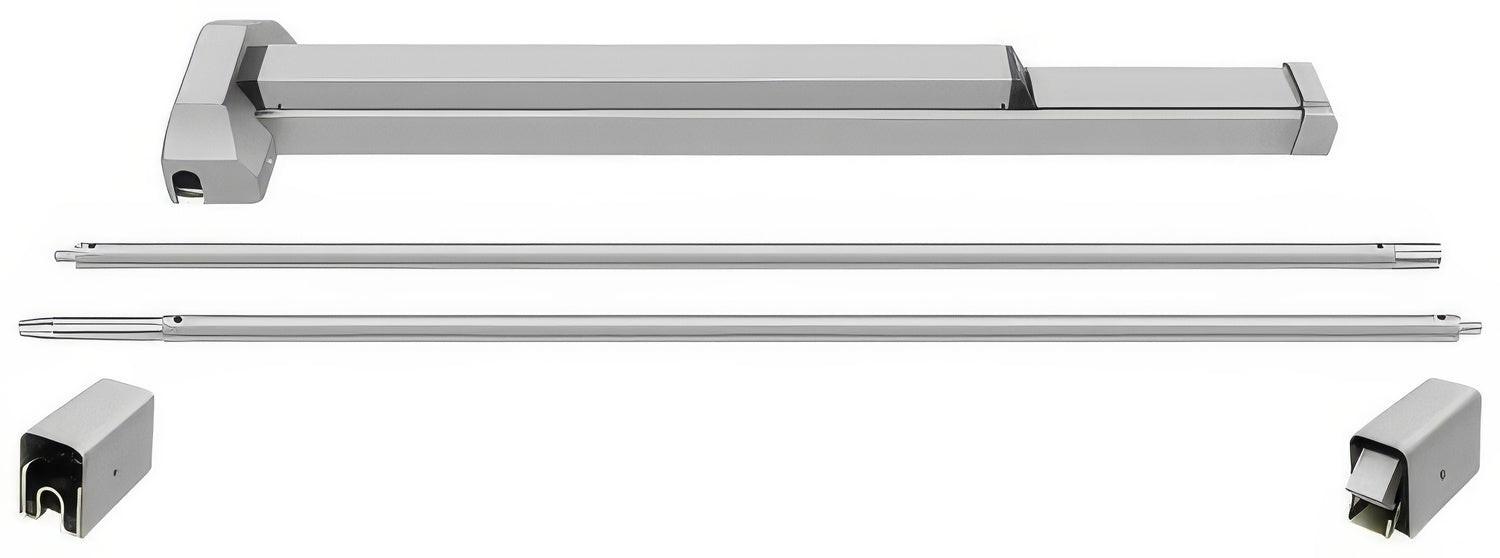 Deltana PDVR36UL-AL 36" Fire Rated Vertical Rod Exit Device.