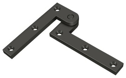 Deltana PH35U 3-7/8" x 5/8" x 1/4" Pivot Hinge Door Set.