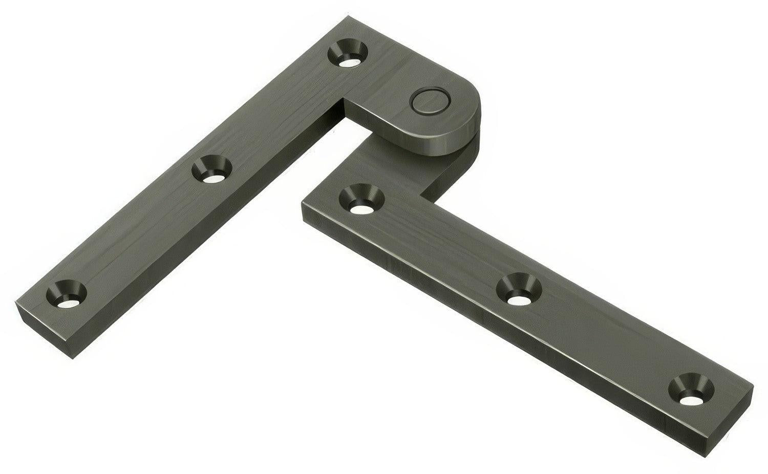 Deltana PH35U 3-7/8" x 5/8" x 1/4" Pivot Hinge Door Set.