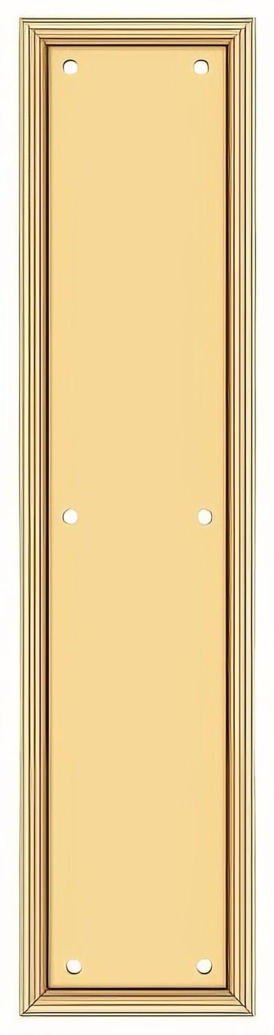 Deltana PP2280 3-1/2" x 15" HD Framed Push Plate.