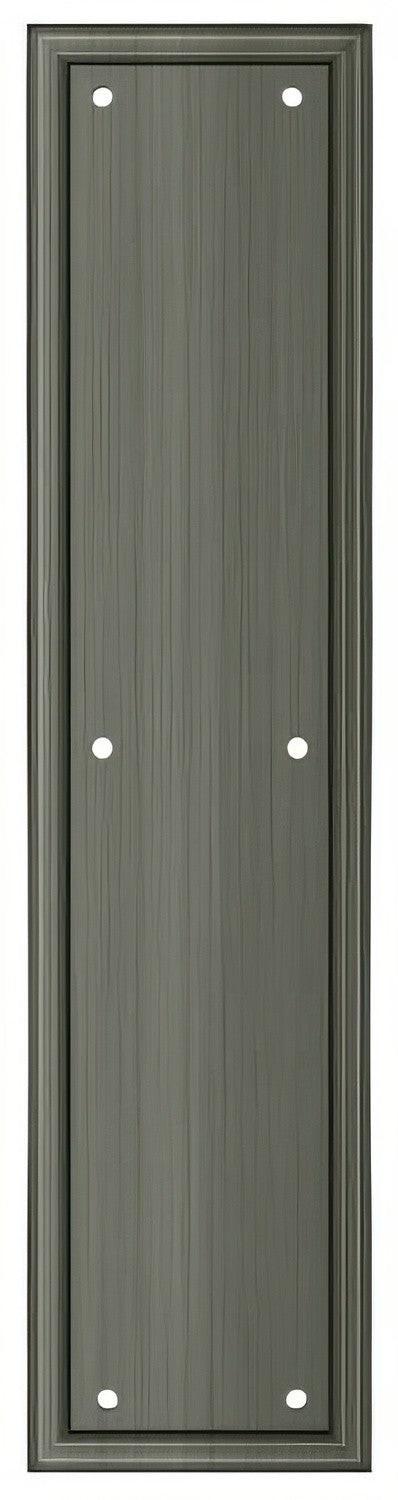 Deltana PP2280 3-1/2" x 15" HD Framed Push Plate.