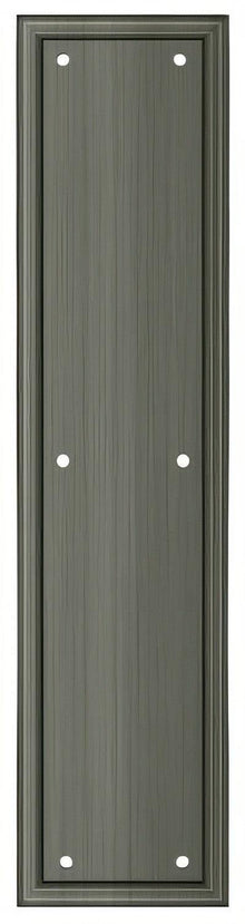 Deltana PP2280 3-1/2" x 15" HD Framed Push Plate.